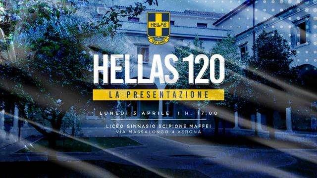 Hellas Verona 120: lunedì 3 aprile la presentazione ufficiale al Liceo Ginnasio Maffei 