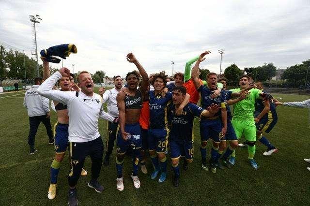 Primavera: i gialloblù conquistano la promozione in Primavera 1