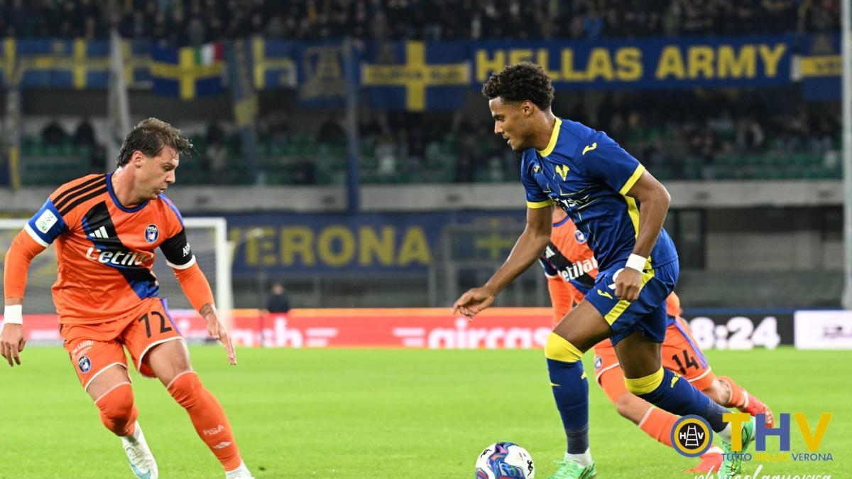 Hellas Verona-Pisa 1-1, il tabellino dell'incontro
