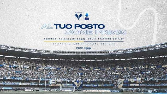 Hellas Verona: prosegue la Campagna Abbonamenti