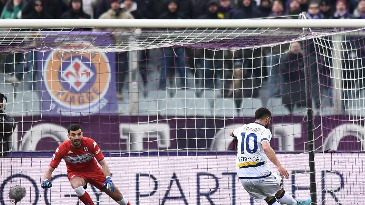 Verona-Bologna: gialloblù unica squadra di A senza rigori a favore e contro