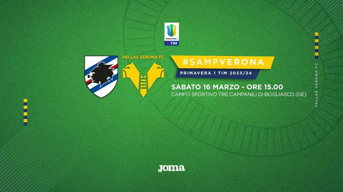 Primavera: gialloblù in trasferta in casa della Sampdoria