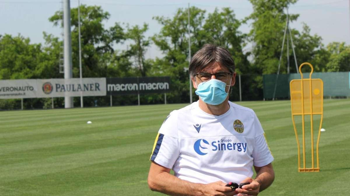 L'Arena: ieri lavoro a gruppo per i gialloblù. Oggi spazio ai test sanitari.