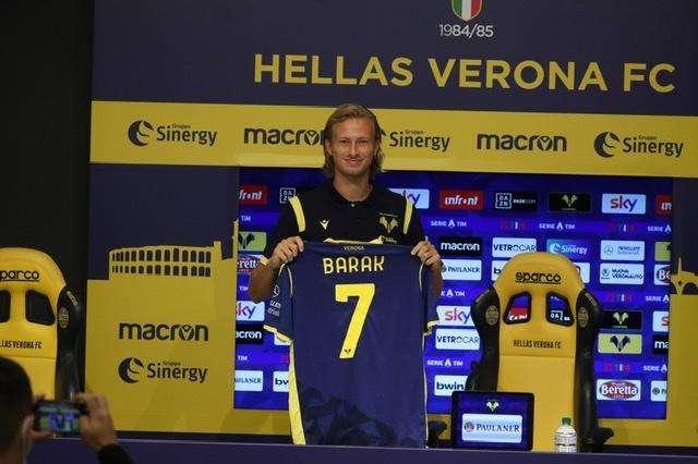 Barak: «Felice di essere arrivato a Verona»