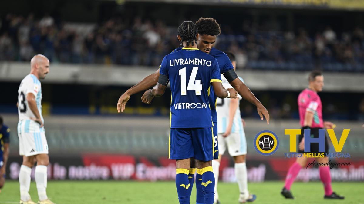 Coppa Italia, Verona-Virtus Entella 2-2 (5-4 dcr) : il tabellino dell'incontro