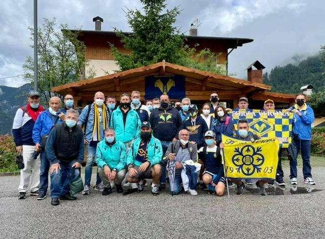 Hellas: a Fiera di Primiero visita dei tifosi del Nuovo Coordinamento Calcio Club