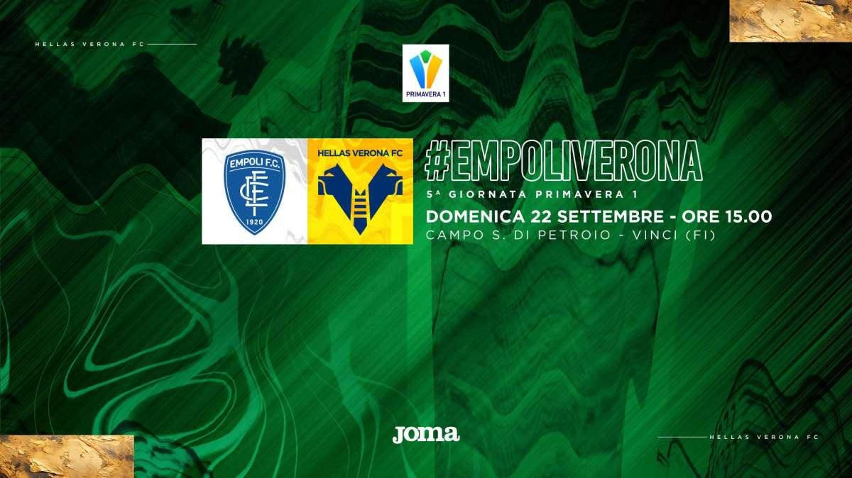 Primavera: gialloblù in campo domenica in Toscana contro l'Empoli, diretta su Sportitalia