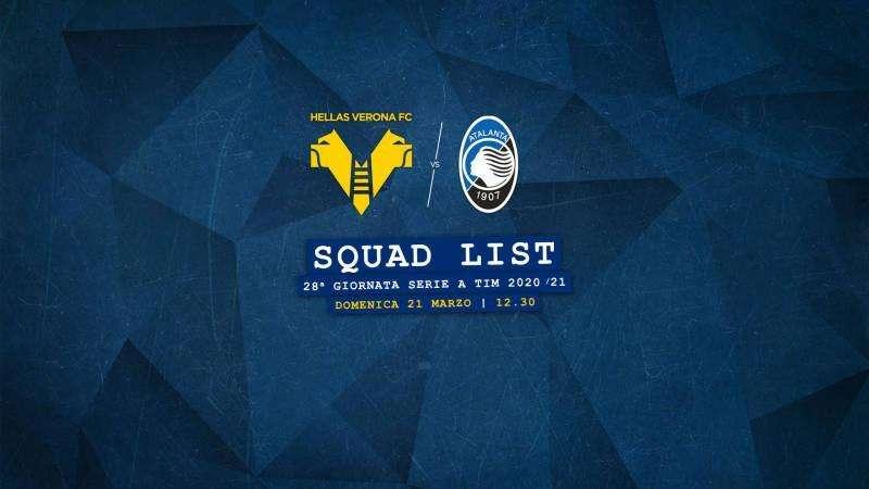Verona-Atalanta: i 24 convocati di Ivan Juric