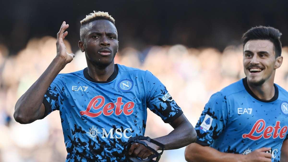 Serie A, 12^ giornata: Napoli-Sassuolo 4-0, tripletta di Osimhen