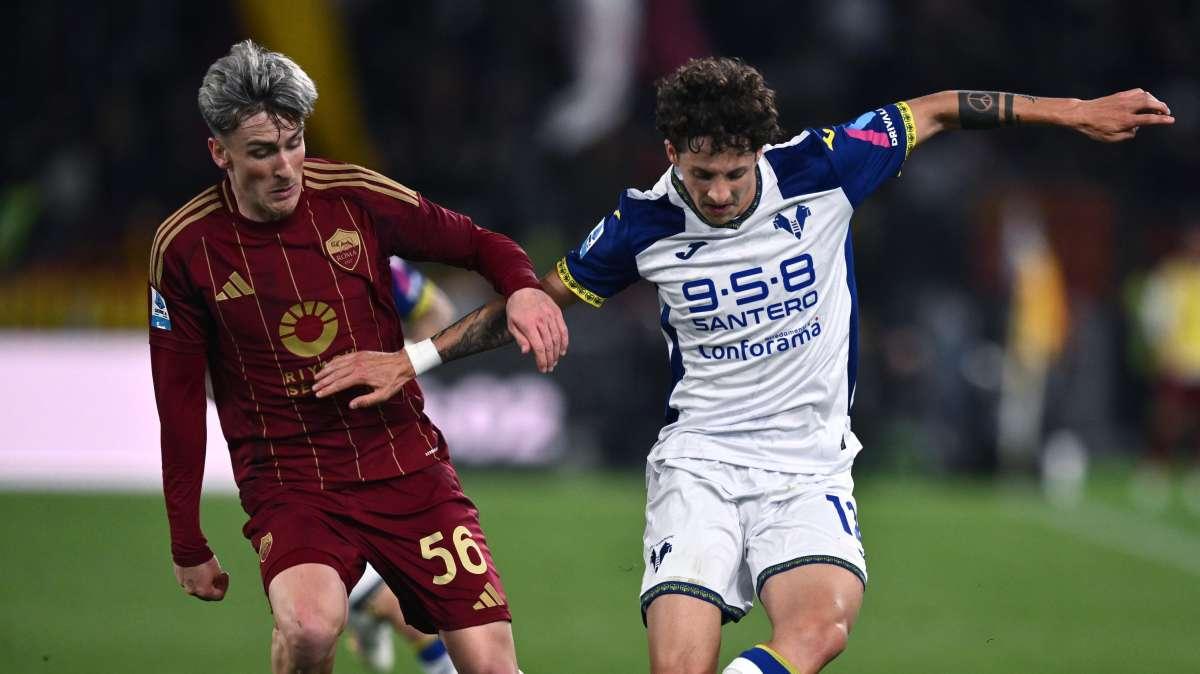 Roma-Verona 1-0, le pagelle dei gialloblù: Mosquera indomito, Bradaric convincente, Valentini distratto, 