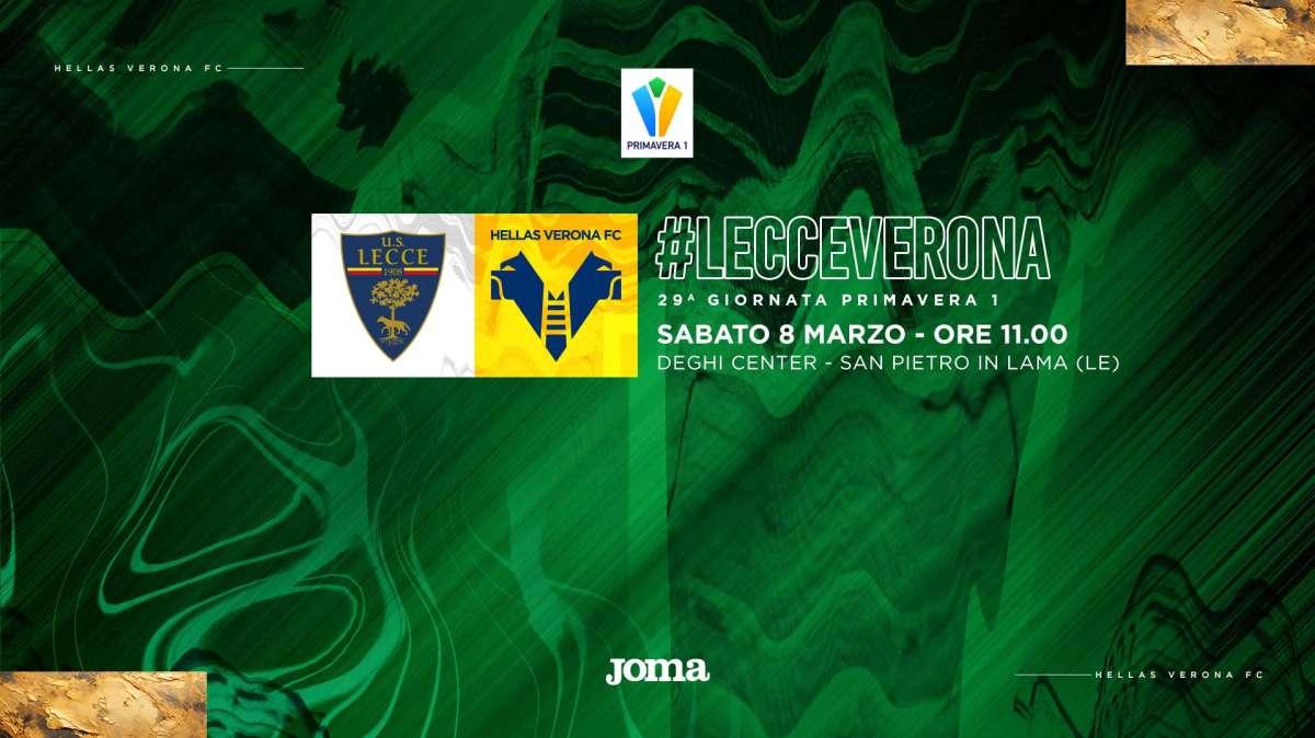 Primavera: sabato sfida in casa del Lecce, diretta televisiva su Sportitalia