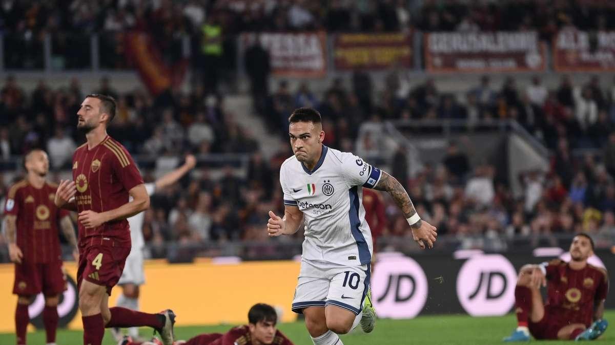 Serie A, l'Inter passa a Roma e rimane in scia del Napoli