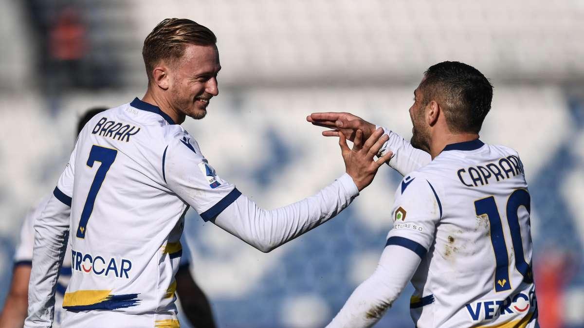 Sassuolo-Verona: i precedenti, nel 2022 la vittoria per 4-2 con tripletta di Barak
