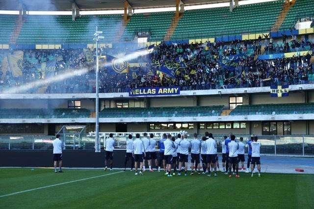 Verso Monza-Verona: 1.600 tifosi gialloblù sugli spalti per la rifinitura