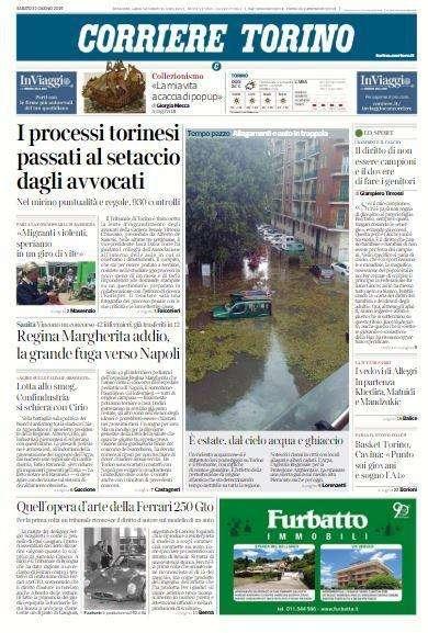 Corriere di Torino - I vedovi di Allegri 