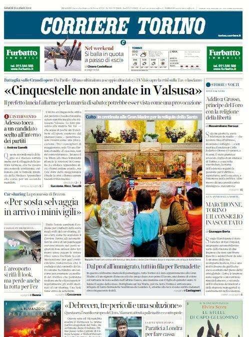 Corriere di Torino - Paratici a Londra per fare cassa