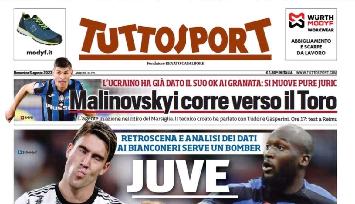 Tuttosport - Juve, chi fa i gol?