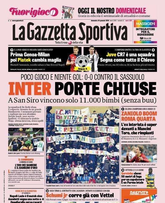 Gazzetta - Prima Genoa-Milan, poi Piatek cambia maglia