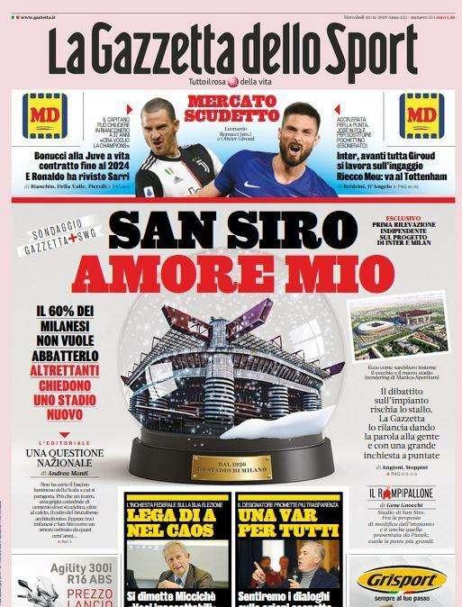 Gazzetta - San Siro amore mio