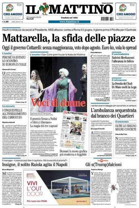 Il Mattino - Raiola agita Napoli