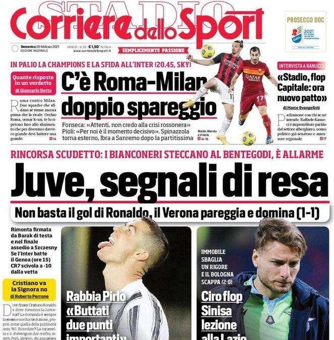 Corsport - Juve, segnali di resa