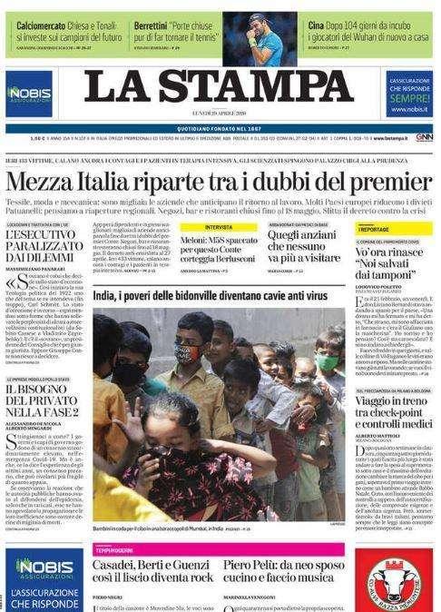 La Stampa - Il Virus rivoluziona il mercato 