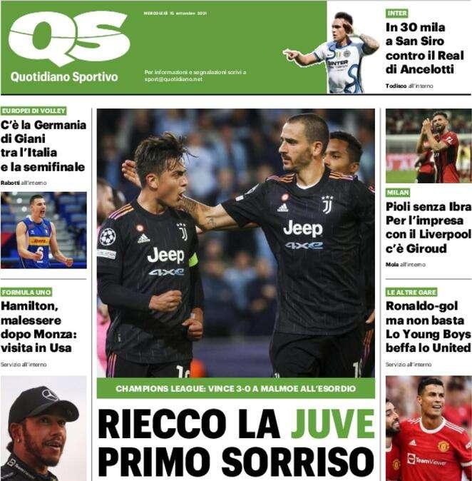 QS - Riecco la Juve 