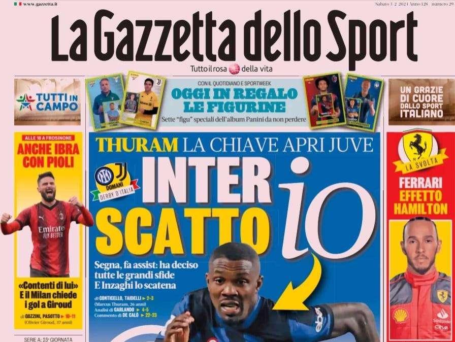 Gazzetta - Inter, scatto Io