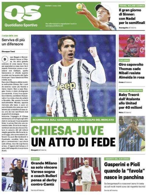 QS - Tra Chiesa e la Juve, atto di Fede  