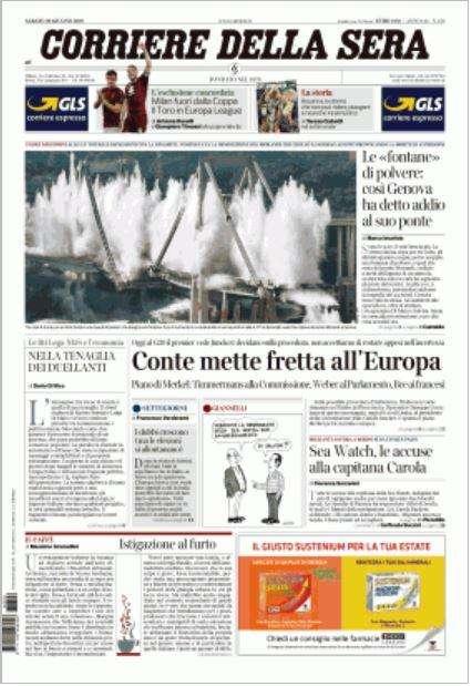 Corriere di Roma - Affare lampo con la Juve 