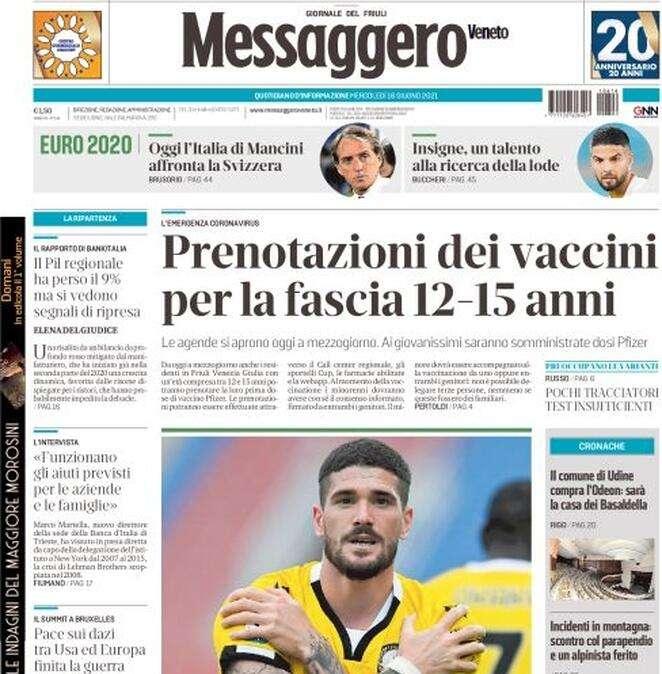 Il Messaggero Veneto - Udinese e Atletico, accordo per De Paul
