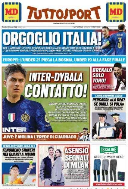 Tuttosport - Inter e Dybala, contatto!