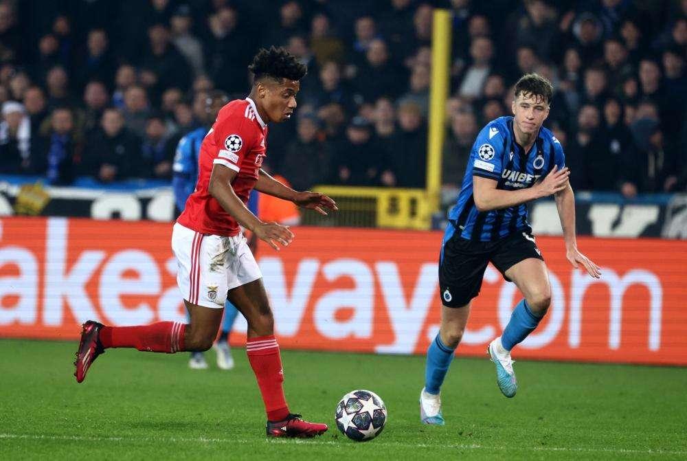 Champions: Brugge-Benfica 0-2