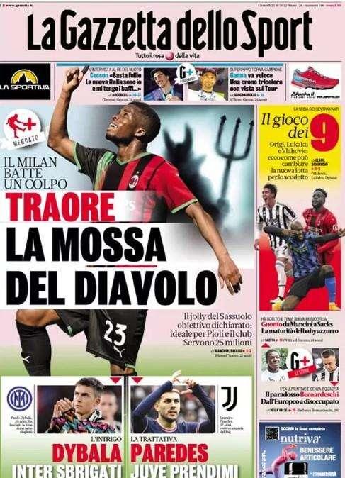 Gazzetta - Juve prendimi 