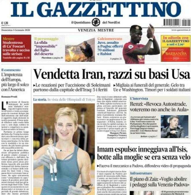 Il Gazzettino - Assalto a Pogba