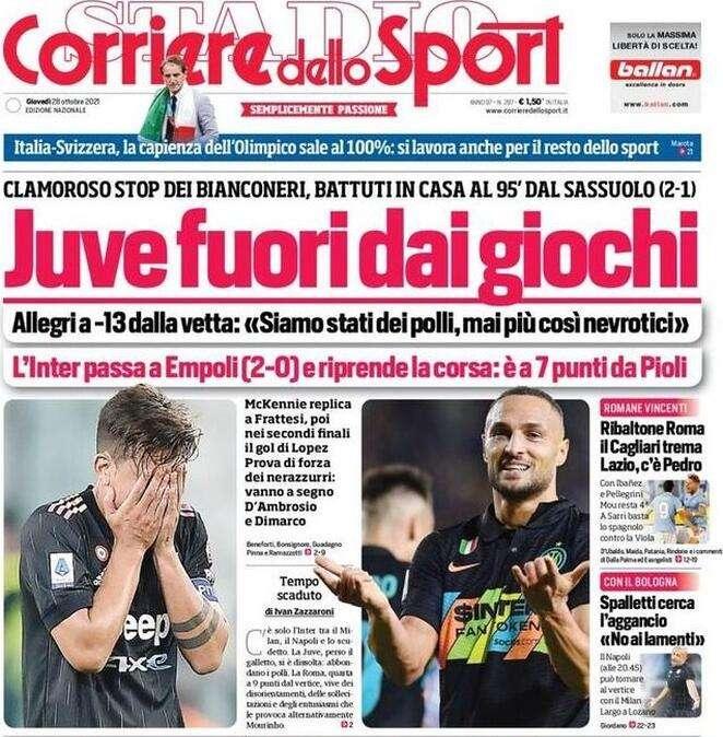 Corsport - Juve fuori dai giochi 