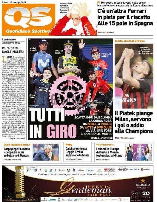 QS - Il Piatek piange 