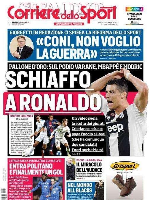 Corsport - Schiaffo a Ronaldo 