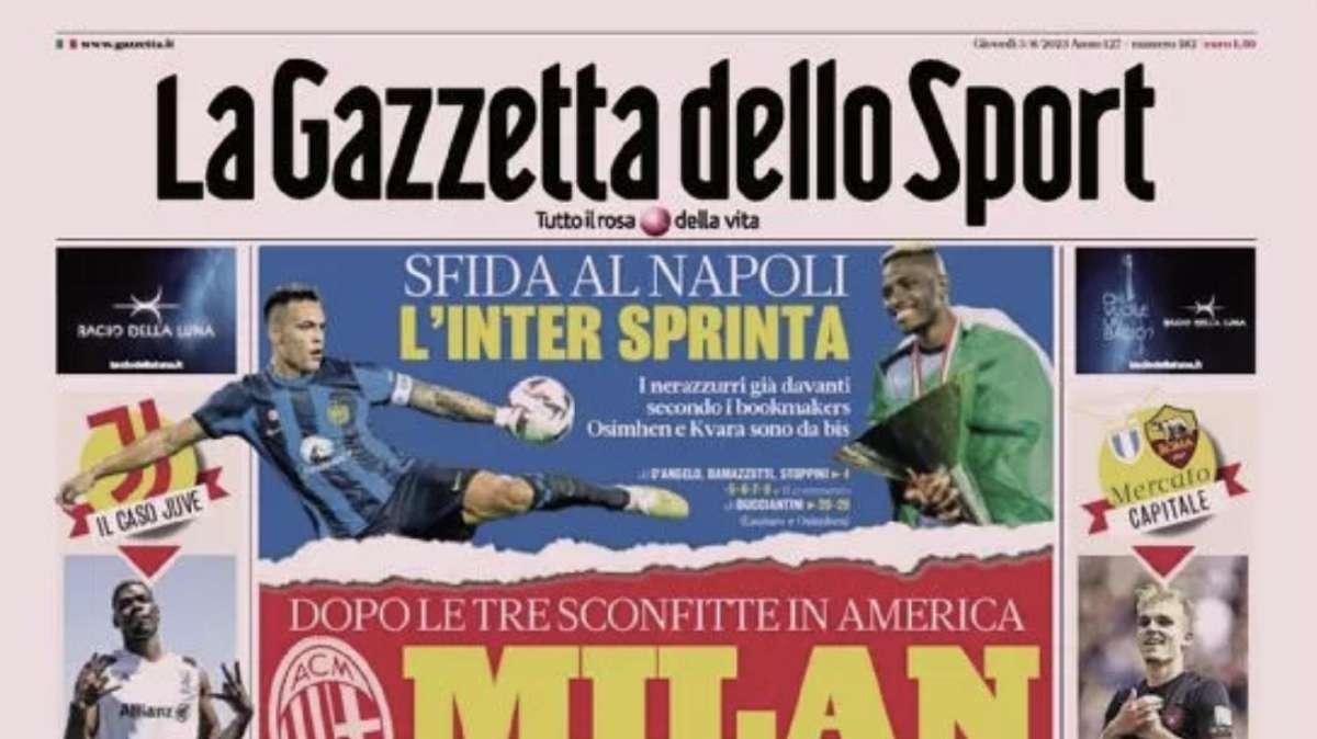 Gazzetta - Milan, c'è da fare. Pogba salta l'esordio di campionato, il flop continua