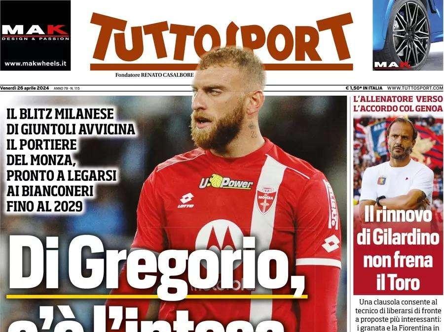 Tuttosport - Di Gregorio, c’è l’intesa con la Juve 