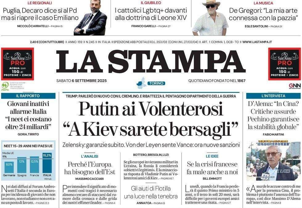 La Stampa - Ringhio Azzurro