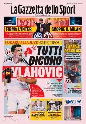 Gazzetta - Tutti dicono Vlahovic 