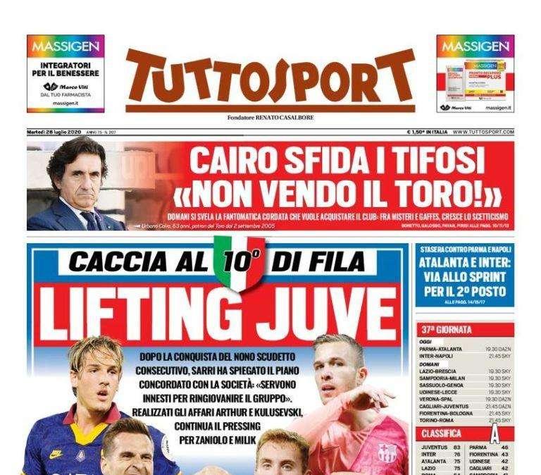 Tuttosport - Lifting Juve 