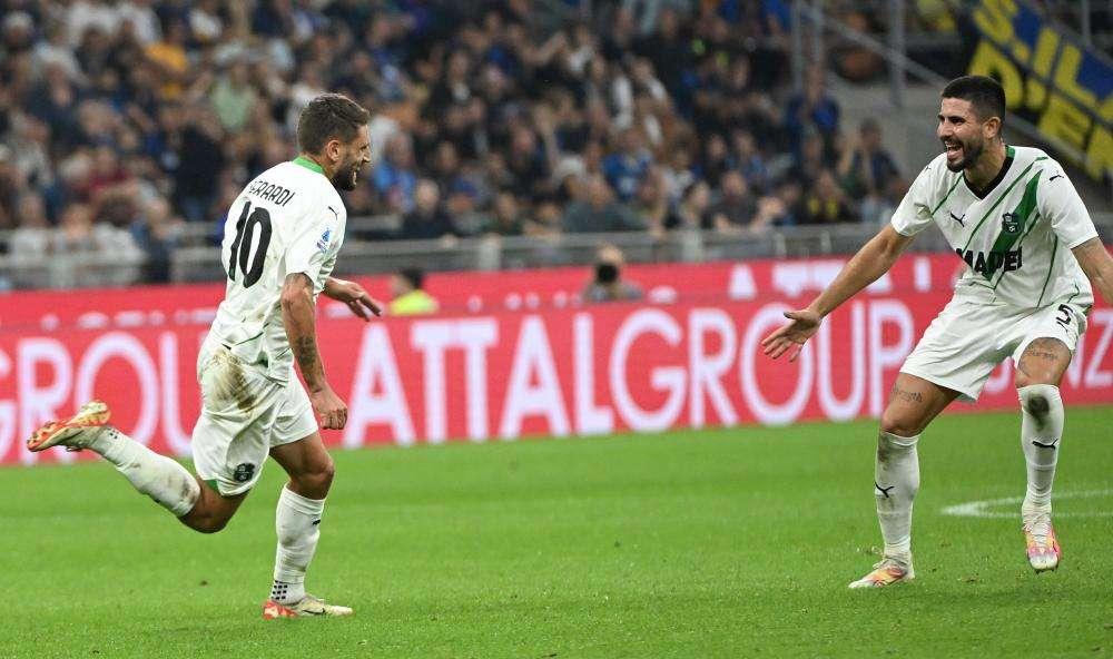 Serie A: il Sassuolo ferma l'Inter, ripartono Napoli e Lazio