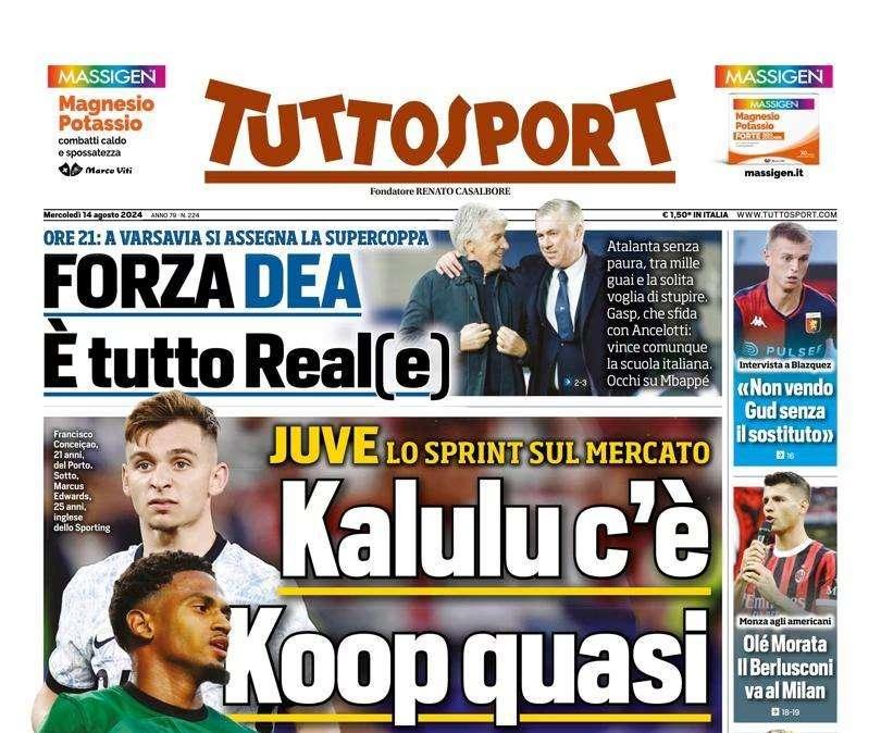 Tuttosport - Kalulu c’è, Koop quasi