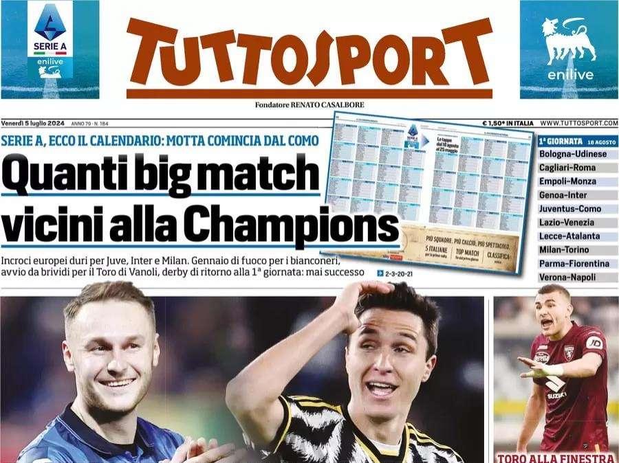 Tuttosport - Koopmeiners grazie a Chiesa