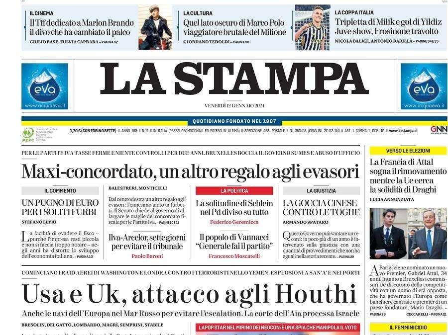La Stampa - Frosinone travolto 