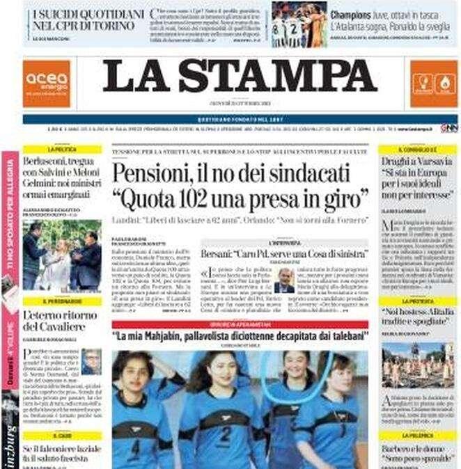 La Stampa - Juventus ottavi in tasca 