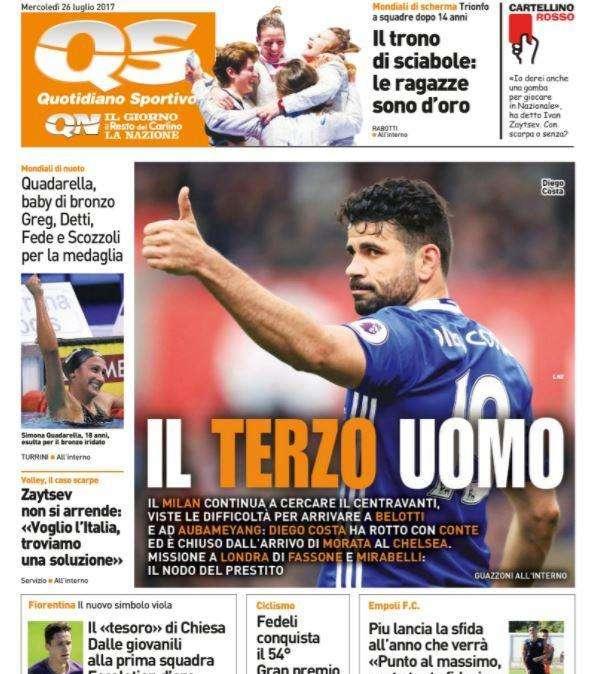 QS - Milan su Diego Costa  