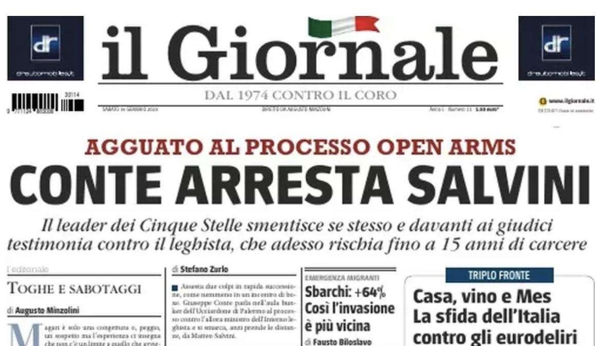 Il Giornale -Juve annientata 